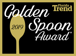 2019 Florida Trend Golden Spoon Logo